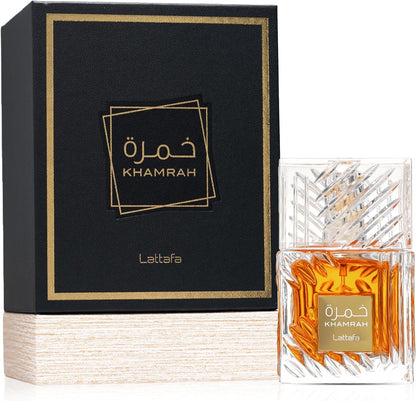 Lattafa Khamrah 100 ml – Eau de Parfum Mixte Oriental Gourmand